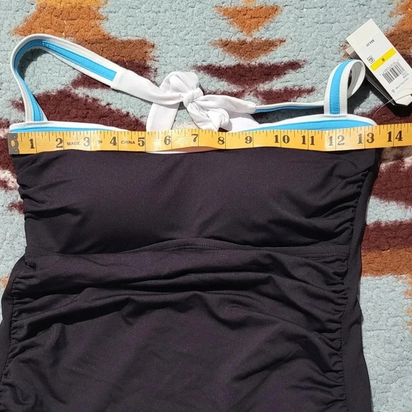 Nautica ruched halter swim top - Picture 4 of 5
